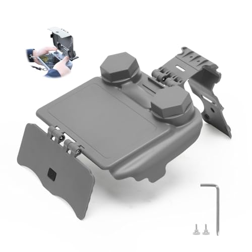MIUUIPI Sonnenschutz für Mini 4 Pro/Air 3 RC 2 Sonnenblende, 2-IN-1 Sonnenblende für RC-2 Joystick Schutz Fernbedienung Halterung, RC Schutz Bildschirmschutz Abdeckung für DJI RC 2 von MIUUIPI
