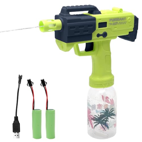Wasserpistole Elektrisch, Automatische Spritzpistolen für Erwachsene Kinder, Wasserspritzpistole mit 300CC Große Kapazität Sehr Stark Spielzeug für Sommer Draussen Pool Strand Party (Grün) von MIUUIPI