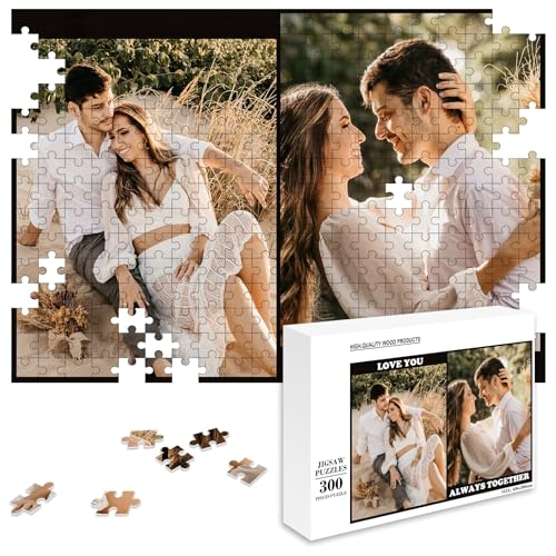 MJARTORIA Personalisiert Puzzle Selbst Gestalten 35 70 120 200 300 500 1000 Teile, Fotopuzzle mit Eigenem Bild Text Namen Geschenk für Erwachsene Jungen Mädchen Kinder von MJARTORIA