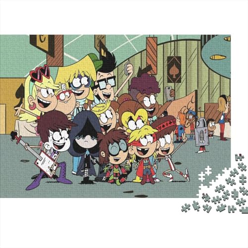 Loud Erwachsene 1000 Teile Holzpuzzless Family Challenging Games Geburtstagsgeschenk Moderne Wohnkultur Lernspiel Stress Relief Toy 1000pcs (75x50cm) von MJCZEGDCR