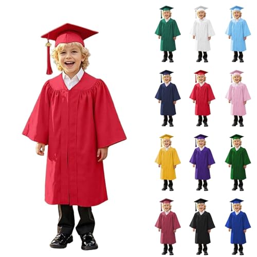MJGkhiy Abschlusskleid Set Toga Und Touch Hut Studenten Doktor Party Diplom Mutterschaft Abschlussfeier Vorschulkleid Kinderkleid 2025 Akademisches Kostüm Karneval Verkleidung MJGkhiy Abschlusskleid Set Toga Und Touch Hut Studenten Doktor Party Diplom Mutterschaft Abschlussfeier Vorschulkleid Kinderkleid 2025 Akademisches Kostüm Karneval Verkleidung von MJGkhiy