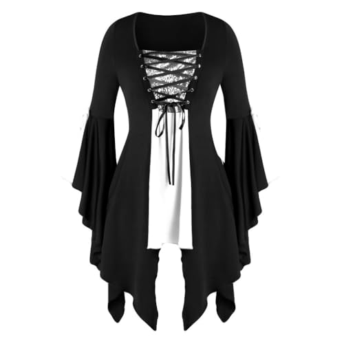 MJGkhiy Faschingskostüm Damen Prinzessin Vintage Mittelalterliches Kleid Elegantes Gothic Viktorianisches Kurviges Kleid Renaissance Party Keltisches Abendkleid für Neujahr Weihnachten, silber / MJGkhiy Faschingskostüm Damen Prinzessin Vintage Mittelalterliches Kleid Elegantes Gothic Viktorianisches Kurviges Kleid Renaissance Party Keltisches Abendkleid für Neujahr Weihnachten, silber / von MJGkhiy