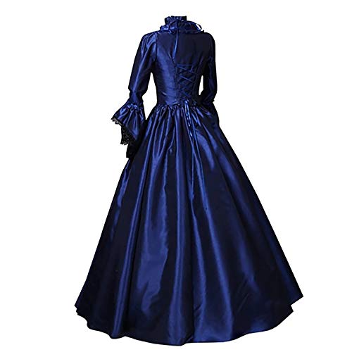 MJGkhiy Mittelalterliches Kleid für Damen, elegant, Prinzessinnenkostüm, Halloween, Karneval, Steampunk, viktorianisches Kleid, lang, Gothic, Cosplay, Viking, Party, Renaissance-Kleid MJGkhiy Mittelalterliches Kleid für Damen, elegant, Prinzessinnenkostüm, Halloween, Karneval, Steampunk, viktorianisches Kleid, lang, Gothic, Cosplay, Viking, Party, Renaissance-Kleid von MJGkhiy