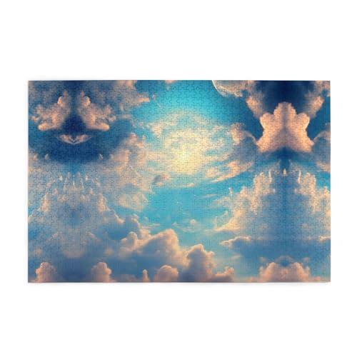 Jigsaw Puzzles1000 Piece Mjhkxlj Cloudy Sky Picture Quality Wooden Puzzle for Adults and Kids, Fun Puzzles, Stress Relieving Puzzles Jigsaw Puzzles1000 Piece Mjhkxlj Cloudy Sky Picture Quality Wooden Puzzle for Adults and Kids, Fun Puzzles, Stress Relieving Puzzles von MJHKXLJ