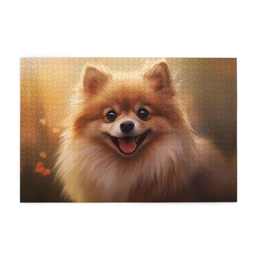 Jigsaw Puzzles1000 Piece Mjhkxlj Cute Pomeranian Picture Quality Wooden Puzzle for Adults and Kids, Fun Puzzles, Stress Relieving Puzzles Jigsaw Puzzles1000 Piece Mjhkxlj Cute Pomeranian Picture Quality Wooden Puzzle for Adults and Kids, Fun Puzzles, Stress Relieving Puzzles von MJHKXLJ