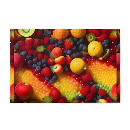 Jigsaw Puzzles1000 Piece Mjhkxlj Fruit Rainbow Picture Quality Wooden Puzzle for Adults and Kids, Fun Puzzles, Stress Relieving Puzzles Jigsaw Puzzles1000 Piece Mjhkxlj Fruit Rainbow Picture Quality Wooden Puzzle for Adults and Kids, Fun Puzzles, Stress Relieving Puzzles von MJHKXLJ