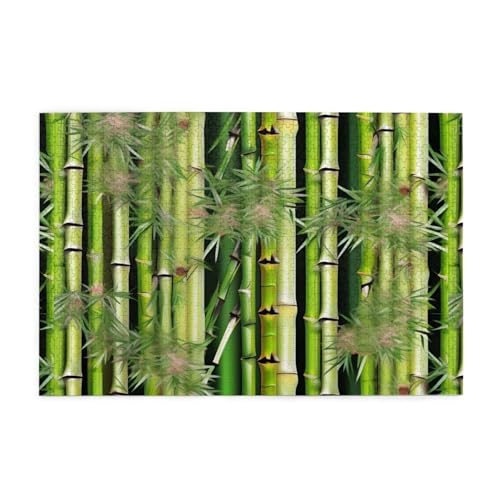 Jigsaw Puzzles1000 Piece Mjhkxlj Spring Bamboo Picture Quality Wooden Puzzle for Adults and Kids, Fun Puzzles, Stress Relieving Puzzles von MJHKXLJ