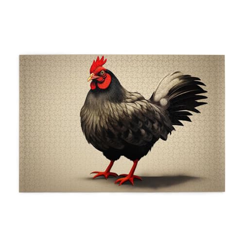 Jigsaw Puzzles1000 Piece Mjhkxlj Walking Chicken Picture Quality Wooden Puzzle for Adults and Kids, Fun Puzzles, Stress Relieving Puzzles Jigsaw Puzzles1000 Piece Mjhkxlj Walking Chicken Picture Quality Wooden Puzzle for Adults and Kids, Fun Puzzles, Stress Relieving Puzzles von MJHKXLJ