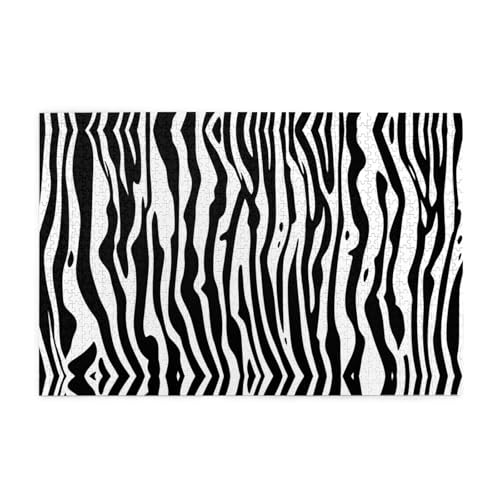 Jigsaw Puzzles1000 Piece Mjhkxlj Zebra Print Picture Quality Wooden Puzzle for Adults and Kids, Fun Puzzles, Stress Relieving Puzzles Jigsaw Puzzles1000 Piece Mjhkxlj Zebra Print Picture Quality Wooden Puzzle for Adults and Kids, Fun Puzzles, Stress Relieving Puzzles von MJHKXLJ