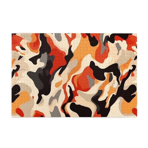 Jigsaw Puzzles1000 Teile Mjhkxlj Abstrakte Kuhhaut Bildqualität Holzpuzzle für Erwachsene und Kinder, lustige Puzzles, Stressabbau Puzzles Jigsaw Puzzles1000 Teile Mjhkxlj Abstrakte Kuhhaut Bildqualität Holzpuzzle für Erwachsene und Kinder, lustige Puzzles, Stressabbau Puzzles von MJHKXLJ