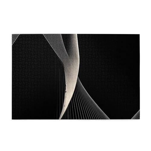 Jigsaw Puzzles1000 Teile Mjhkxlj Abstrakte Kurven Bildqualität Holzpuzzle für Erwachsene und Kinder, lustige Puzzles, Stressabbau Puzzles Jigsaw Puzzles1000 Teile Mjhkxlj Abstrakte Kurven Bildqualität Holzpuzzle für Erwachsene und Kinder, lustige Puzzles, Stressabbau Puzzles von MJHKXLJ