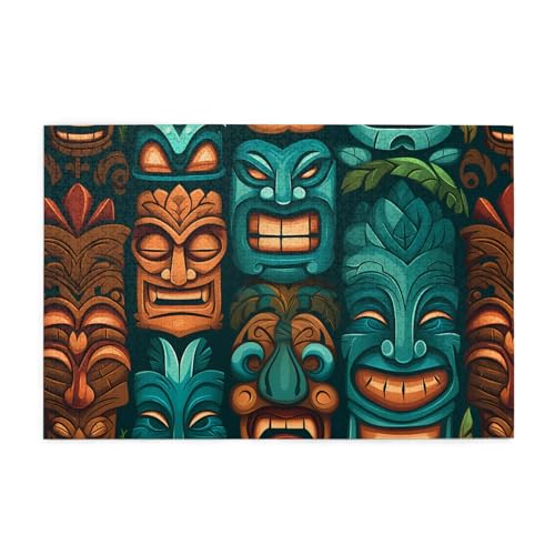 Jigsaw Puzzles1000 Teile Mjhkxlj Aloha Tiki Bildqualität Holzpuzzle für Erwachsene und Kinder, lustige Puzzles, Stressabbau-Puzzles Jigsaw Puzzles1000 Teile Mjhkxlj Aloha Tiki Bildqualität Holzpuzzle für Erwachsene und Kinder, lustige Puzzles, Stressabbau-Puzzles von MJHKXLJ