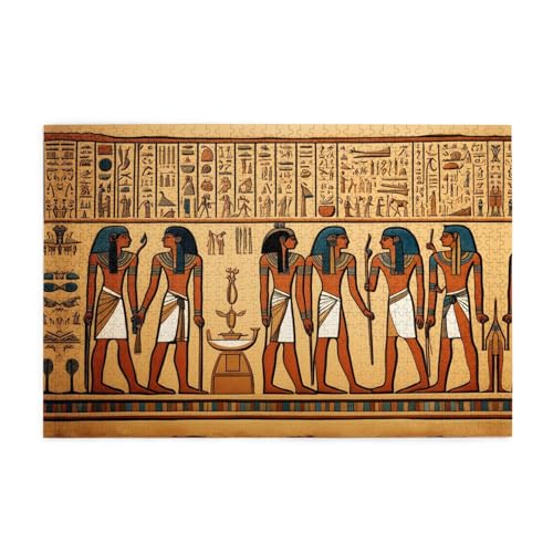 Jigsaw Puzzles1000 Teile Mjhkxlj Antike Ägyptische Hieroglyphe Bildqualität Holzpuzzle für Erwachsene und Kinder, lustige Puzzles, Stressabbau Puzzles Jigsaw Puzzles1000 Teile Mjhkxlj Antike Ägyptische Hieroglyphe Bildqualität Holzpuzzle für Erwachsene und Kinder, lustige Puzzles, Stressabbau Puzzles von MJHKXLJ