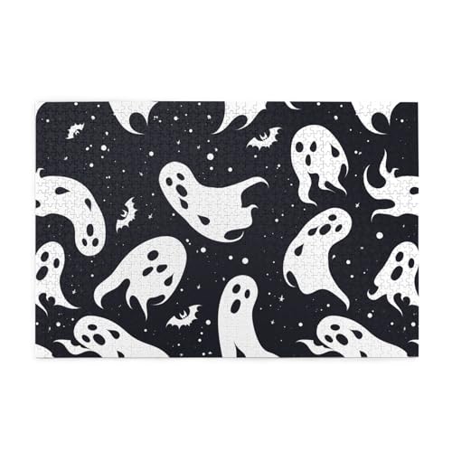 Jigsaw Puzzles1000 Teile Mjhkxlj Black and Halloween Ghost Picture Quality Wooden Puzzle for Adults and Kids, Fun Puzzles, Stress Relieving Puzzles Jigsaw Puzzles1000 Teile Mjhkxlj Black and Halloween Ghost Picture Quality Wooden Puzzle for Adults and Kids, Fun Puzzles, Stress Relieving Puzzles von MJHKXLJ