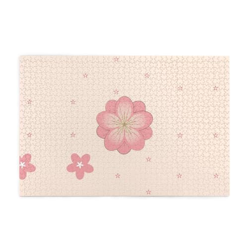 Jigsaw Puzzles1000 Teile Mjhkxlj Little Pink Cherry Blossoms Bildqualität Holzpuzzle für Erwachsene und Kinder, lustige Puzzles, Stressabbau Puzzles Jigsaw Puzzles1000 Teile Mjhkxlj Little Pink Cherry Blossoms Bildqualität Holzpuzzle für Erwachsene und Kinder, lustige Puzzles, Stressabbau Puzzles von MJHKXLJ