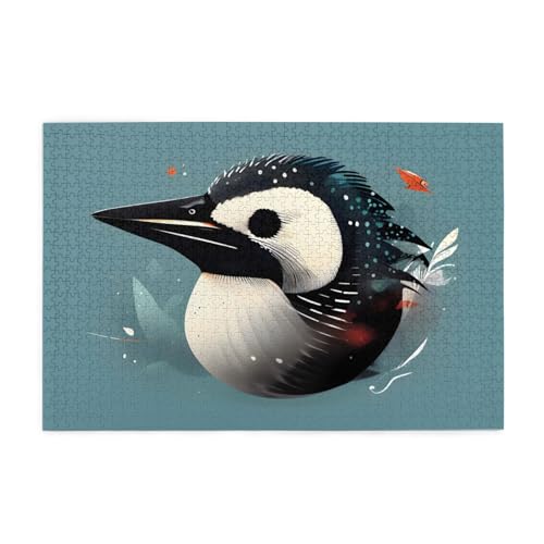 Jigsaw Puzzles1000 Teile Mjhkxlj Loon Nature Bird Picture Quality Wooden Puzzle for Adults and Kids, Fun Puzzles, Stress Relieving Puzzles Jigsaw Puzzles1000 Teile Mjhkxlj Loon Nature Bird Picture Quality Wooden Puzzle for Adults and Kids, Fun Puzzles, Stress Relieving Puzzles von MJHKXLJ