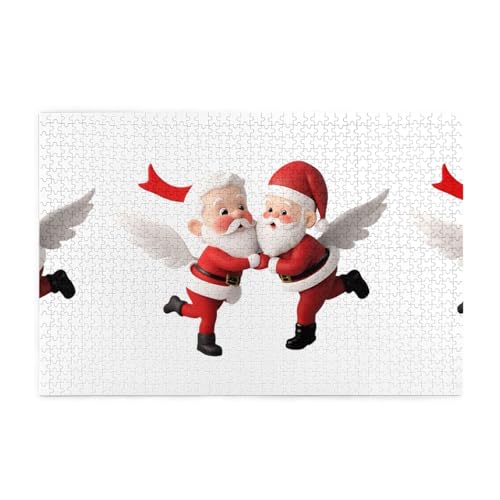 Jigsaw Puzzles1000 Teile Mjhkxlj Love Santa Claus Bildqualität Holzpuzzle für Erwachsene und Kinder, lustige Puzzles, Stressabbau-Puzzles Jigsaw Puzzles1000 Teile Mjhkxlj Love Santa Claus Bildqualität Holzpuzzle für Erwachsene und Kinder, lustige Puzzles, Stressabbau-Puzzles von MJHKXLJ