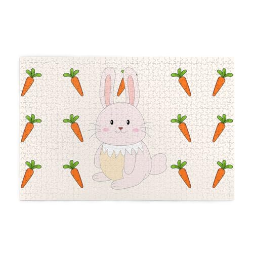 Jigsaw Puzzles1000 Teile Mjhkxlj Smiling Rabbit Picture Quality Wooden Puzzle for Adults and Kids, Fun Puzzles, Stress Relieving Puzzles Jigsaw Puzzles1000 Teile Mjhkxlj Smiling Rabbit Picture Quality Wooden Puzzle for Adults and Kids, Fun Puzzles, Stress Relieving Puzzles von MJHKXLJ