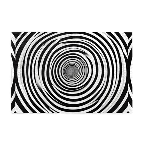 Jigsaw Puzzles1000 Teile Mjhkxlj Spirale Optische Täuschung GIF Bildqualität Holzpuzzle für Erwachsene und Kinder, lustige Puzzles, Stressabbau Puzzles Jigsaw Puzzles1000 Teile Mjhkxlj Spirale Optische Täuschung GIF Bildqualität Holzpuzzle für Erwachsene und Kinder, lustige Puzzles, Stressabbau Puzzles von MJHKXLJ