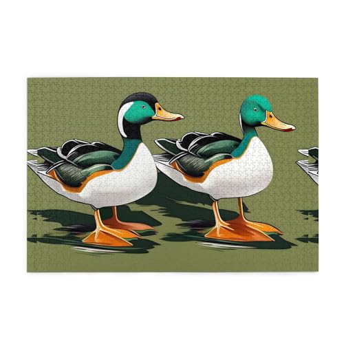 Jigsaw Puzzles1000 Teile Mjhkxlj Stockente Bildqualität Holzpuzzle für Erwachsene und Kinder, lustige Puzzles, Stressabbau-Puzzles Jigsaw Puzzles1000 Teile Mjhkxlj Stockente Bildqualität Holzpuzzle für Erwachsene und Kinder, lustige Puzzles, Stressabbau-Puzzles von MJHKXLJ