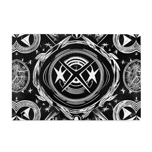 Jigsaw Puzzles1000 Teile Mjhkxlj Supernatural Symbole Schwarz Bildqualität Holzpuzzle für Erwachsene und Kinder, lustige Puzzles, Stressabbau Puzzles Jigsaw Puzzles1000 Teile Mjhkxlj Supernatural Symbole Schwarz Bildqualität Holzpuzzle für Erwachsene und Kinder, lustige Puzzles, Stressabbau Puzzles von MJHKXLJ