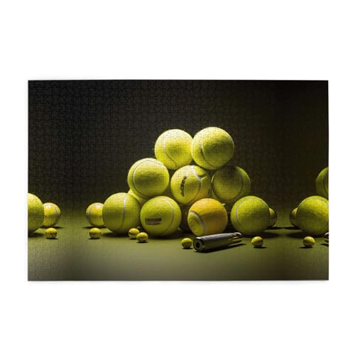 Jigsaw Puzzles1000 Teile Mjhkxlj Tennisdiagramm Bildqualität Holzpuzzle für Erwachsene und Kinder, lustige Puzzles, Stressabbau-Puzzles Jigsaw Puzzles1000 Teile Mjhkxlj Tennisdiagramm Bildqualität Holzpuzzle für Erwachsene und Kinder, lustige Puzzles, Stressabbau-Puzzles von MJHKXLJ