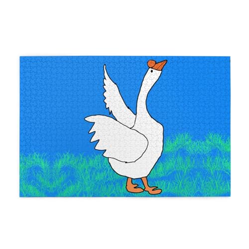 Jigsaw Puzzles1000 Teile Mjhkxlj White Goose Spread Its Wings Picture Quality Wooden Puzzle for Adults and Kids, Fun Puzzles, Stress Relieving Puzzles Jigsaw Puzzles1000 Teile Mjhkxlj White Goose Spread Its Wings Picture Quality Wooden Puzzle for Adults and Kids, Fun Puzzles, Stress Relieving Puzzles von MJHKXLJ