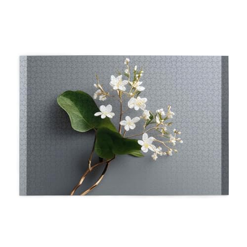 Jigsaw Puzzles1000 Teile Mjhkxlj White Natural Greenery Twig Picture Quality Wooden Puzzle for Adults and Kids, Fun Puzzles, Stress Relieving Puzzles Jigsaw Puzzles1000 Teile Mjhkxlj White Natural Greenery Twig Picture Quality Wooden Puzzle for Adults and Kids, Fun Puzzles, Stress Relieving Puzzles von MJHKXLJ