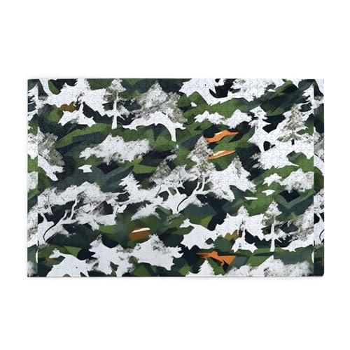 Jigsaw Puzzles1000 Teile Mjhkxlj White Trees Camo Picture Quality Wooden Puzzle for Adults and Kids, Fun Puzzles, Stress Relieving Puzzles Jigsaw Puzzles1000 Teile Mjhkxlj White Trees Camo Picture Quality Wooden Puzzle for Adults and Kids, Fun Puzzles, Stress Relieving Puzzles von MJHKXLJ