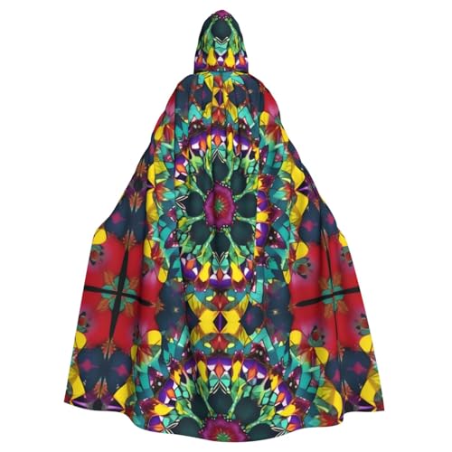 MJHKXLJ Kaleidoscope Mandala Prints Kapuzenumhang für Halloween, Rollenspiele und Kostümpartys MJHKXLJ Kaleidoscope Mandala Prints Kapuzenumhang für Halloween, Rollenspiele und Kostümpartys von MJHKXLJ