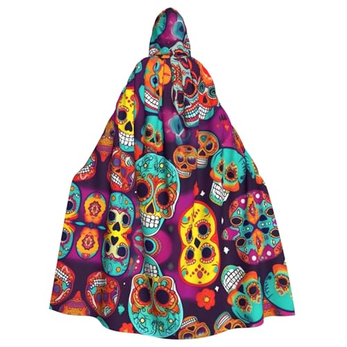 MJHKXLJ Kapuzenumhang mit Totenkopf-Motiv, für Halloween, Rollenspiele und Kostümpartys MJHKXLJ Kapuzenumhang mit Totenkopf-Motiv, für Halloween, Rollenspiele und Kostümpartys von MJHKXLJ