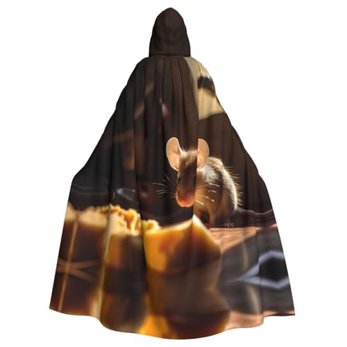 MJHKXLJ Ratten-Druck Kapuzenumhang für Halloween, Rollenspiele und Kostümpartys MJHKXLJ Ratten-Druck Kapuzenumhang für Halloween, Rollenspiele und Kostümpartys von MJHKXLJ