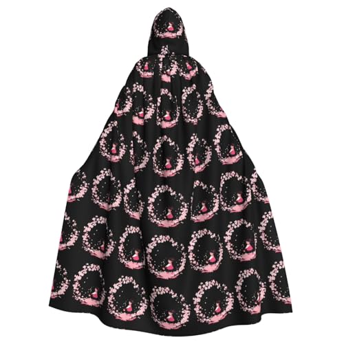 MJHKXLJ Umhang mit Kapuze für kleine Mädchen, die Kirschblüten pflücken, für Halloween, Rollenspiele und Kostümpartys MJHKXLJ Umhang mit Kapuze für kleine Mädchen, die Kirschblüten pflücken, für Halloween, Rollenspiele und Kostümpartys von MJHKXLJ