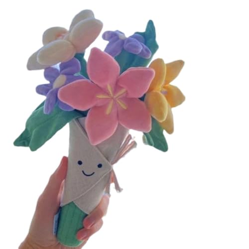 Entzückender Plüsch- und Blumenstrauß – einzigartiger Hochzeits-Brautstrauß, Valentinstagsgeschenk für sie, Mädchen-Geburtstags-Andenken Entzückender Plüsch- und Blumenstrauß – einzigartiger Hochzeits-Brautstrauß, Valentinstagsgeschenk für sie, Mädchen-Geburtstags-Andenken von MJLOMJ
