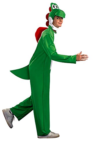 Adult Super Plumber Bros Yoshi Fancy Dress Costume Yoshi Costume Game Costume von MJPARTY