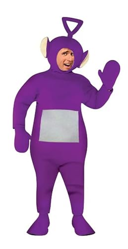 MJPARTY Erwachsenenkostüm 90er Jahre TV Cartoon Deluxe 2000er Jahre Fernsehen Verkleidung Outfit (lila) von MJPARTY
