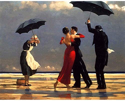 MKAN Holzpuzzle 1000 Stück, Jack Vettriano Portrait Ölgemälde Puzzle, Home Decor Bildungsgeschenk 50X75Cm von MKAN