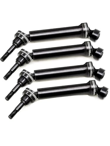 Antriebswelle CVD Für Traxxas Für Mini Für E-Revo Für Summit Für Slash 4WD 1/16 RC Auto 2/4PCS Metall Vorne Hinten Antriebswelle Upgrade-Teile(4pcs) von MKIUYVD