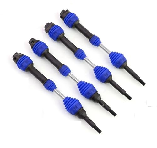 Antriebswelle CVD Für Traxxas Für Slash Für Rustler Für Hoss Für Stampede VXL 4X4 1/10 RC Auto Stahl Vorne Und Hinten Antriebswelle CVD(Blue) von MKIUYVD