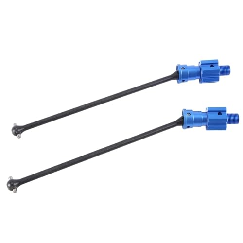 Antriebswelle CVD Für Traxxas Für XRT 1/6 RC Auto Upgrade Teile 2PCS Dickeres Metall Vorne Hinten Antriebswelle Dogbone CVD Zubehör(Blue) von MKIUYVD