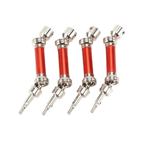 MKIUYVD Antriebswelle CVD Für Arrma Für Infraction 4X4 Für MEGA Für Vendetta 3S Für BLX Metall Vorne Und Hinten Antriebswelle CVD 1/8 RC Autoteile(Red) von MKIUYVD
