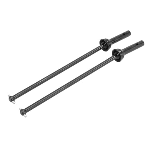 MKIUYVD Antriebswelle CVD Für Arrma Für Karton Für Outcast Für Notorious 1/8 RC-Auto-Upgrade-Teile Zubehör 2 Stück Stahl-Hinterantriebswelle CVD(Black) von MKIUYVD