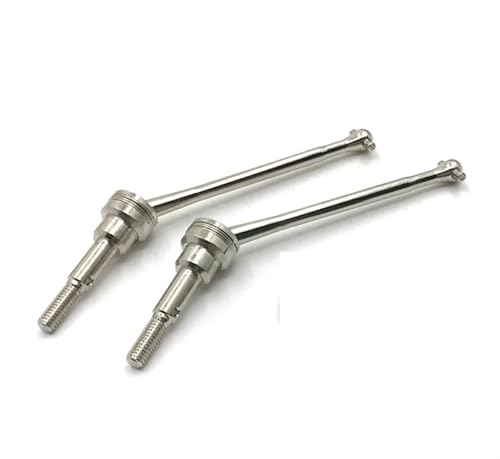 MKIUYVD Antriebswelle CVD Für WLtoys 12427 12423 12428A-BC FY01-02-03 Metall Upgrade 12mm Adapter Vordere Antriebswelle 1/12 RC Auto Teile(Blue) von MKIUYVD