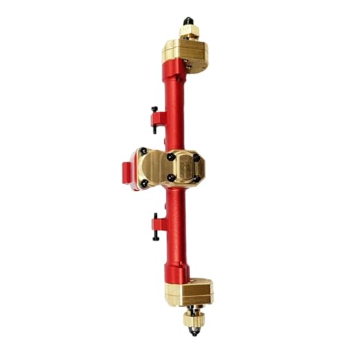 MKIUYVD RC-Achsen-Komplettset Für AXIAL Für SCX24 1/24 RC Autoteil RC Auto Upgrade Zubehör Ersatzteile Aluminiumlegierung Vorderachse Hinterachse(Rear Axle) von MKIUYVD