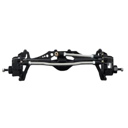 MKIUYVD RC-Achsen-Komplettset Für Axial Für Capra 1/10 RC-Autoteil, RC-Autozubehör, Aluminiumlegierung, Vorderachse, RC-Upgrade-Teil, Upgrade-Zubehör(Black) von MKIUYVD