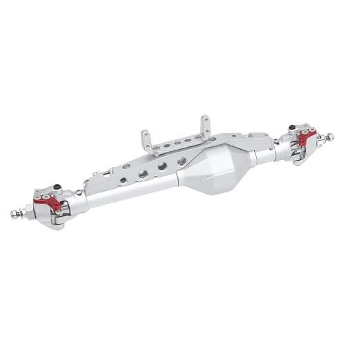 MKIUYVD RC-Achsen-Komplettset Für Axial Für Capra 1/10 RC Autoteil RC Autozubehör Ersatzteile Aluminiumlegierung Hinterachse(Silver) von MKIUYVD