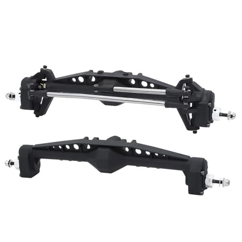MKIUYVD RC-Achsen-Komplettset Für Axial Für Capra Für UTB10 1,9 1/10 RC Crawler Auto Upgrade Teile Vorne Hinten Kunststoff Portal Achse RC Auto Upgrade Zubehör(Front Axle and Rear Axle) von MKIUYVD