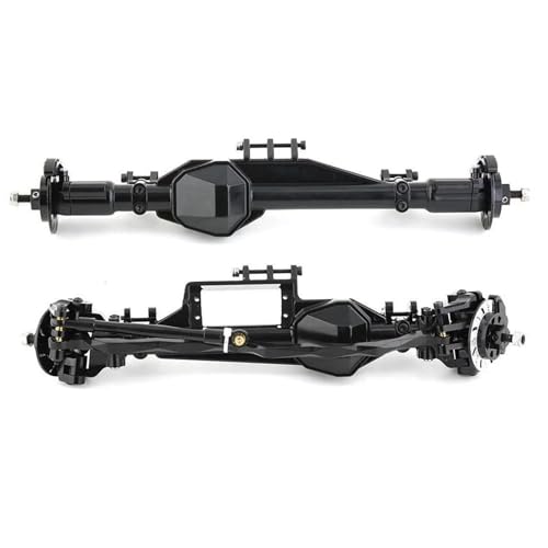 MKIUYVD RC-Achsen-Komplettset Für Axial Für RBX10 Für Ryft Metall Komplette Vorder- Und Hinterachse 1/10 RC Crawler Auto Upgrade Teile Zubehör(Black,1Set) von MKIUYVD