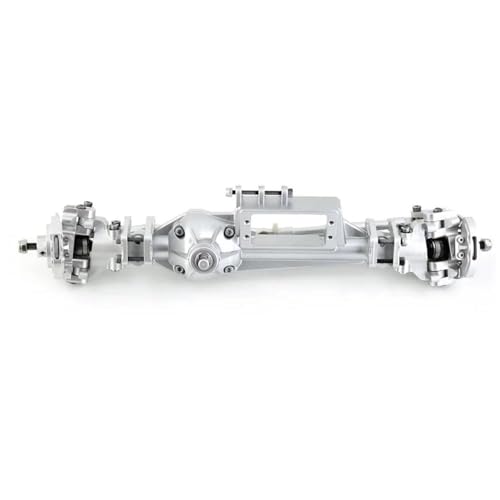 MKIUYVD RC-Achsen-Komplettset Für Axial Für RBX10 Für Ryft Metall Komplette Vorder- Und Hinterachse 1/10 RC Crawler Auto Upgrade Teile Zubehör(Silver,Front Axle) von MKIUYVD