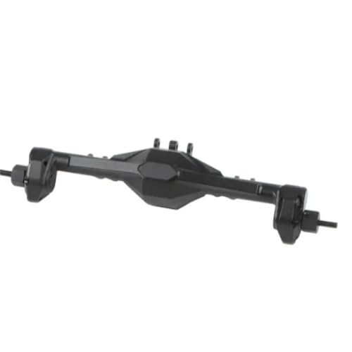 MKIUYVD RC-Achsen-Komplettset Für Axial Für SCX10 1/10 RC-Autoteil, Aluminiumlegierung, Hinterachse, RC-Upgrade-Teil, CNC-Rc-Hinterachse-Upgrade-Zubehör(Black) von MKIUYVD